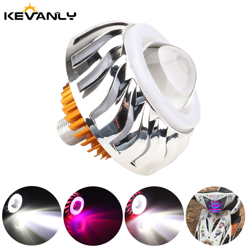 Universal Motorcycle Led Headlight Projector - Farol de carro e motocicleta, led