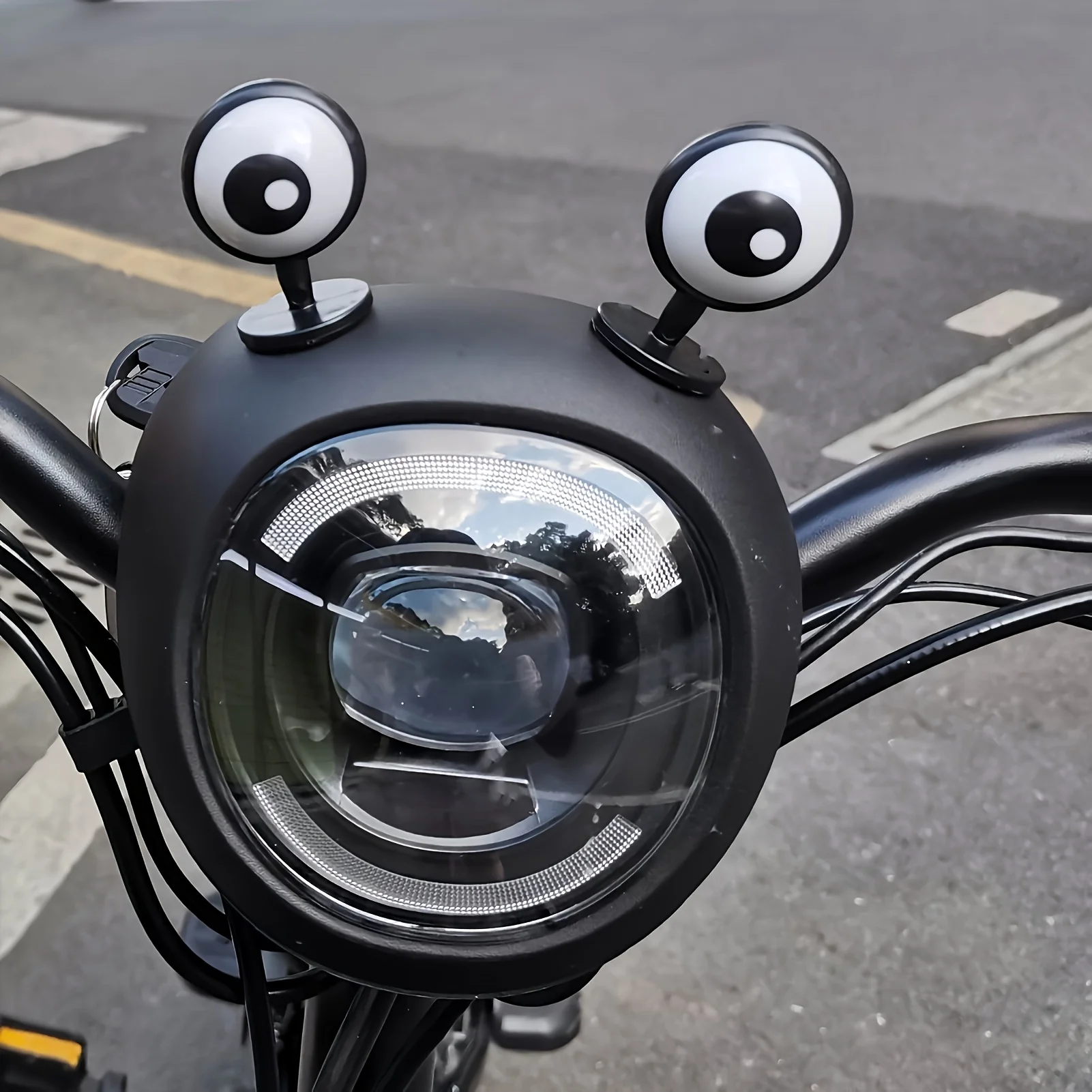 Motorcycle Helmets - 2 peças de enfeites para bicicletas