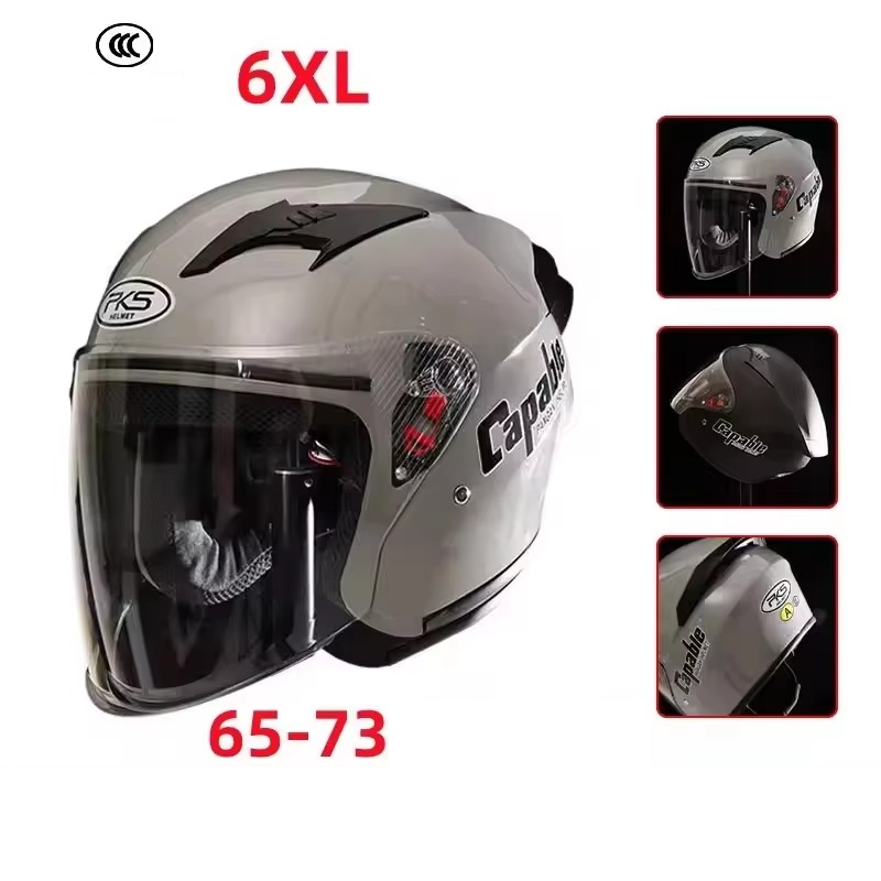 Capacete de Motocicleta Grande - Dual Visor Motorcycle Racing Helmet avaliação e preço