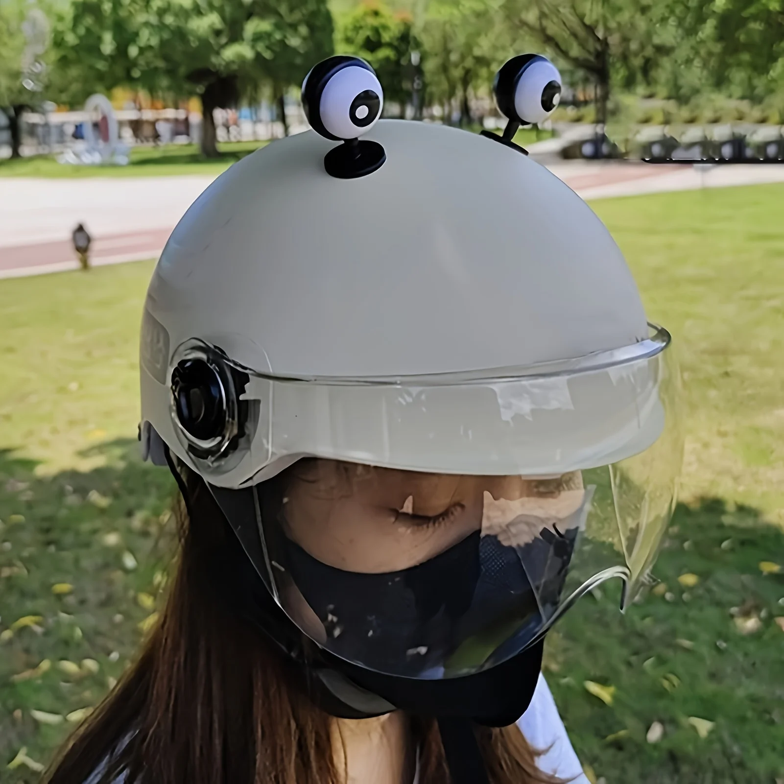 2 peças de enfeites para bicic - Motorcycle Helmets avaliação e preço